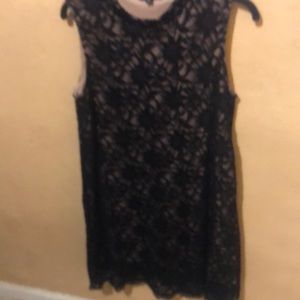 Black lace dress